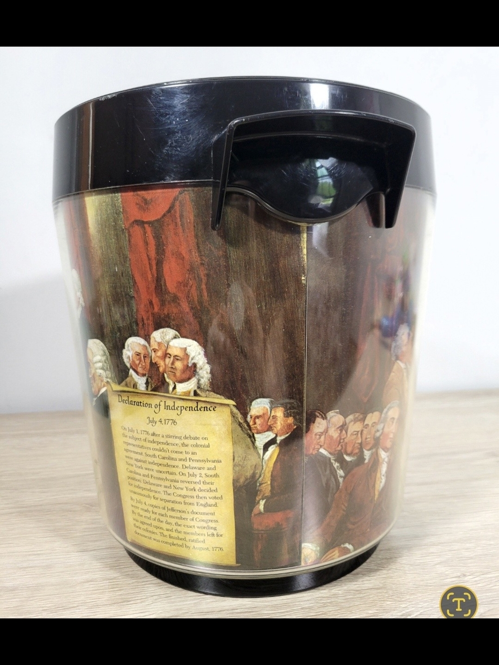 Patriotic‎ Declaration of Independence Ice Bucket Thermo Serv